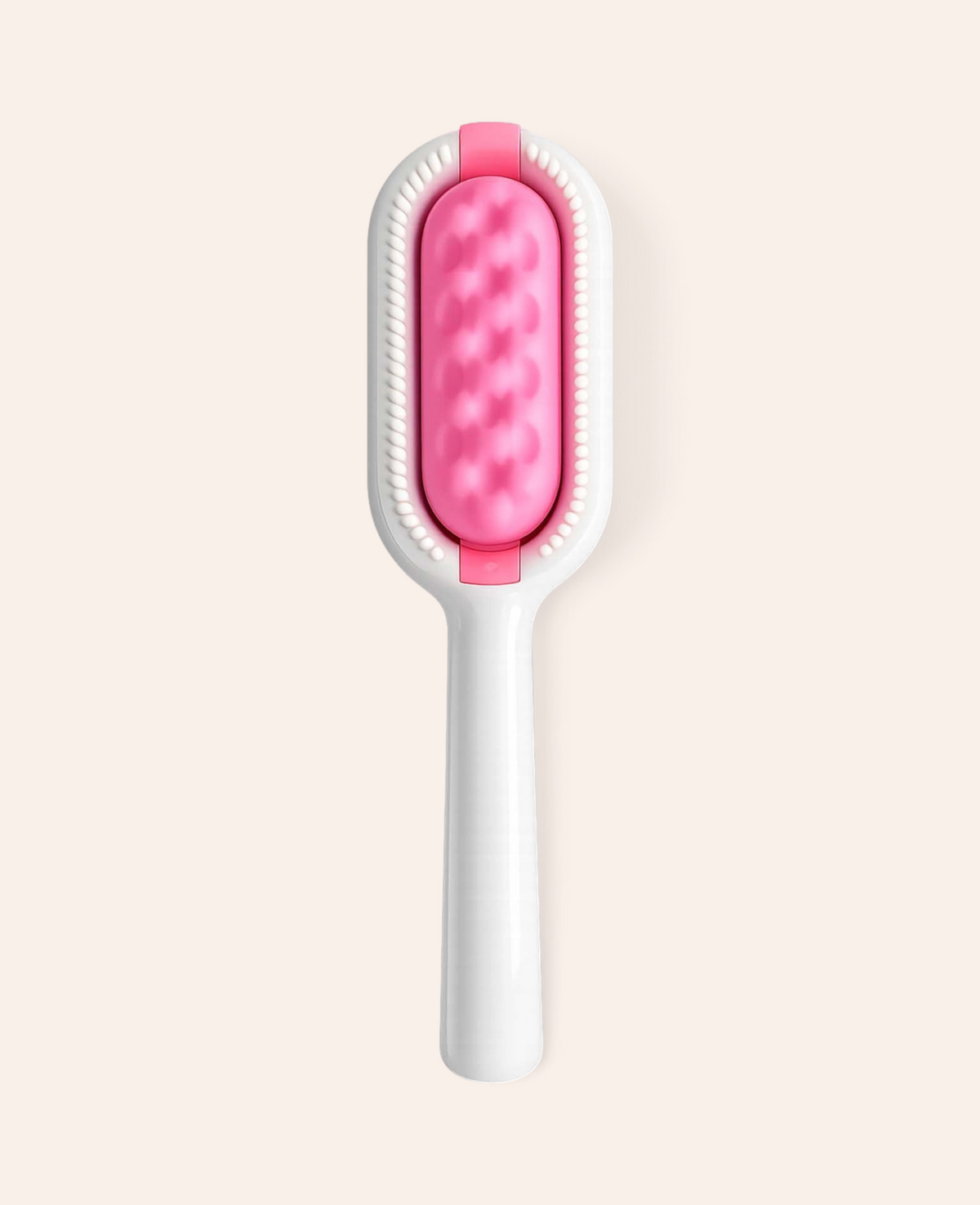 3-in-1 Tierhaarkamm, Rosa