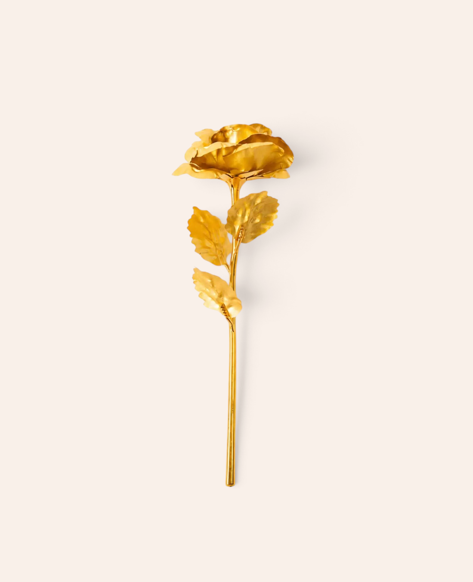 Goldene Rose Deko, langlebige Geschenkrose