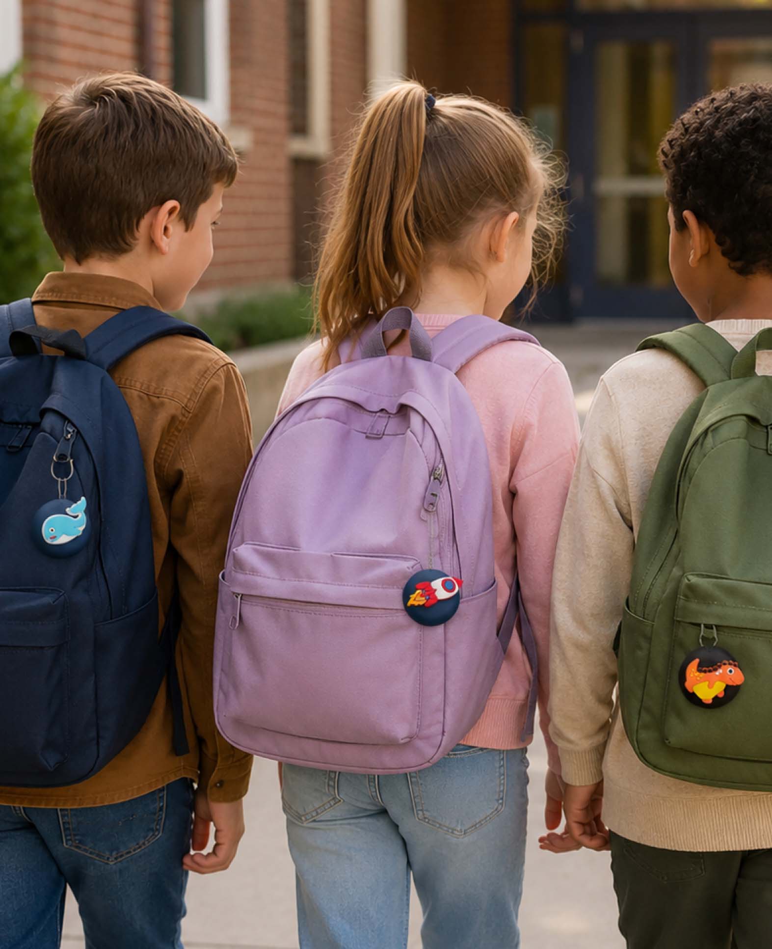 AirTag Pins für Kinder, Silikonhalter, 3 Stk.