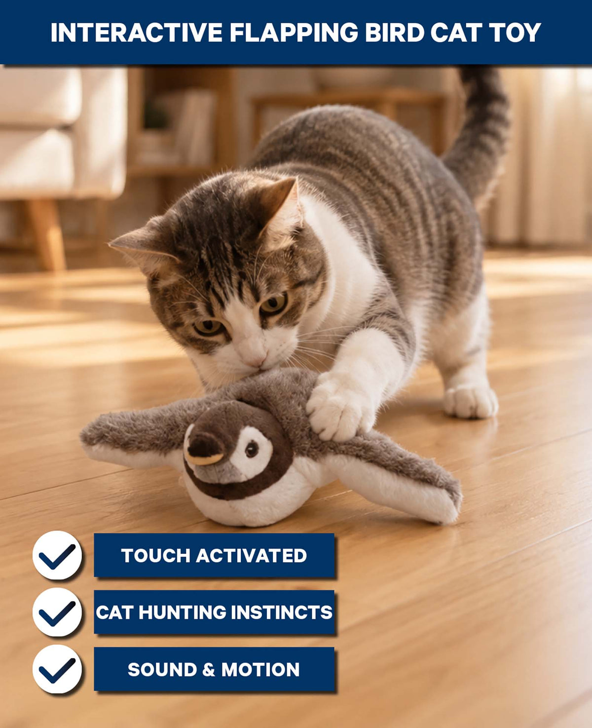 Interactive Cat Toy Flutterbird