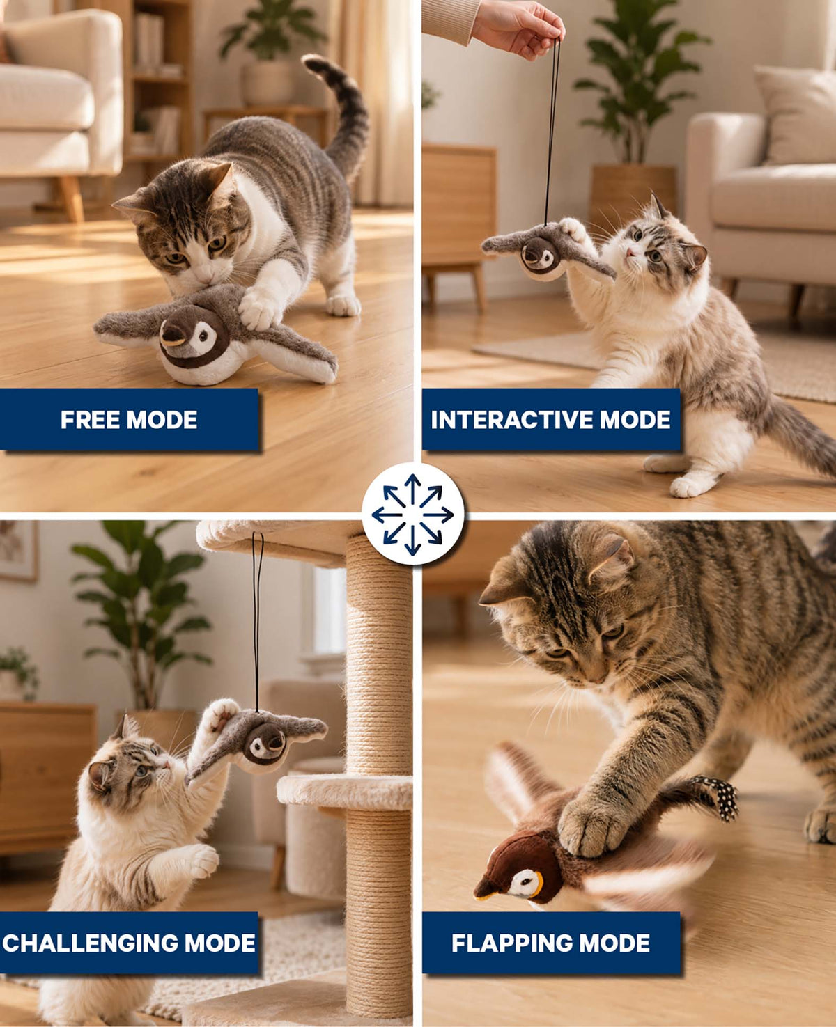 Interactive Cat Toy Flutterbird