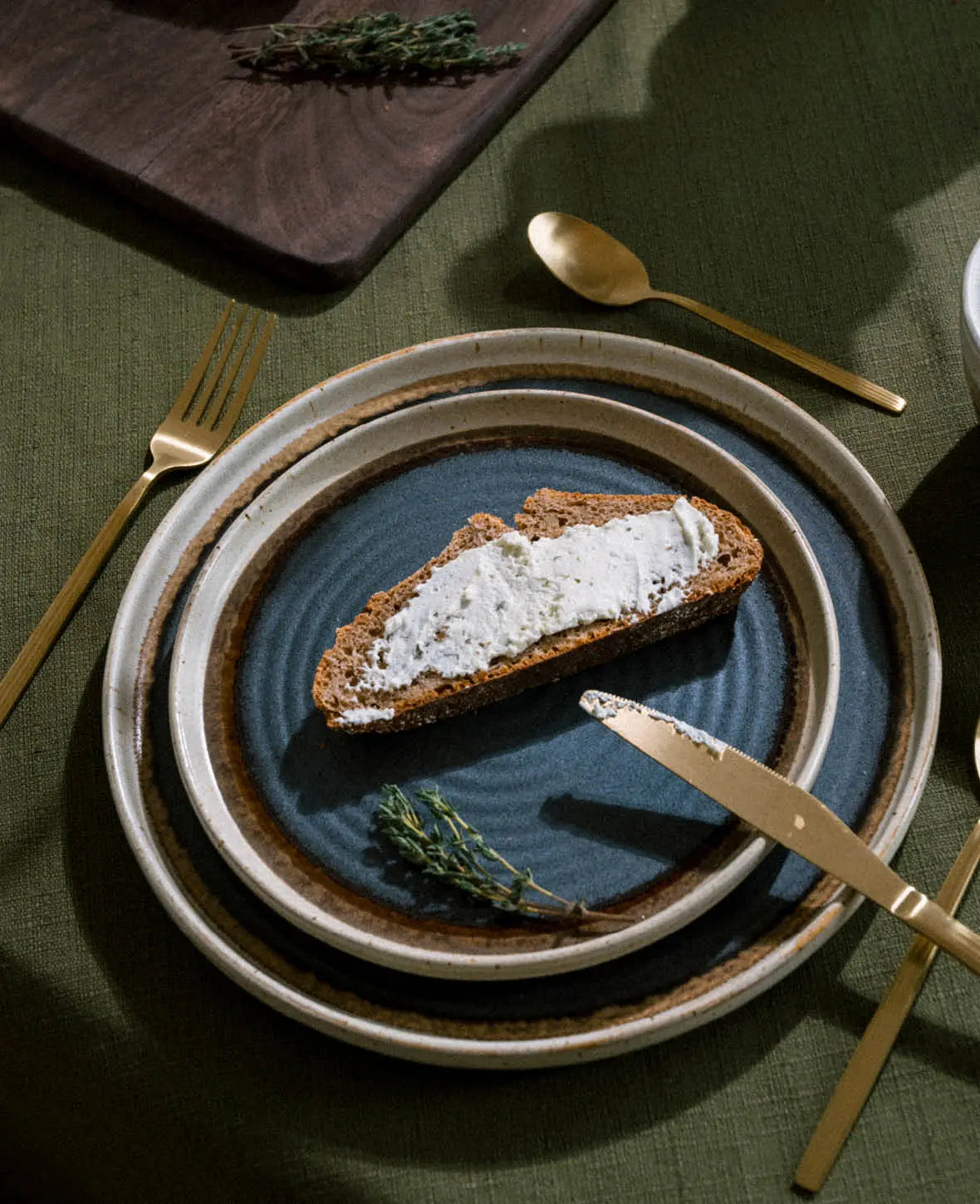 Assiette plate dégradée, noire, Ø 27cm