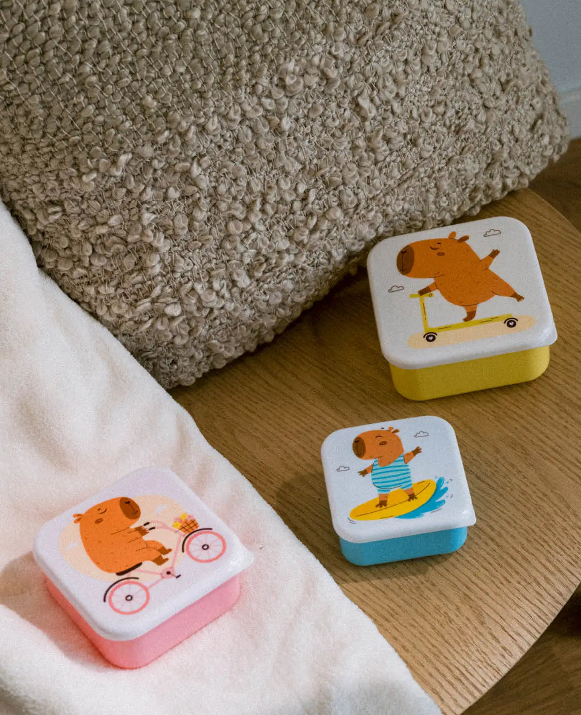 3er Set Lunchbox Kids, Capybara