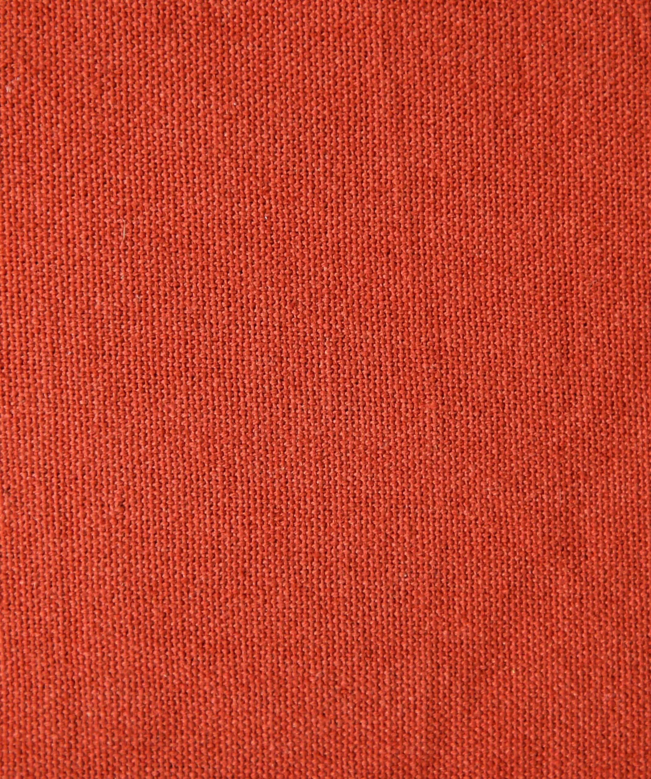 Rostrotes Zierkissen / Dekokissen aus Baumwolle mit Füllung, 50 x 50 cm