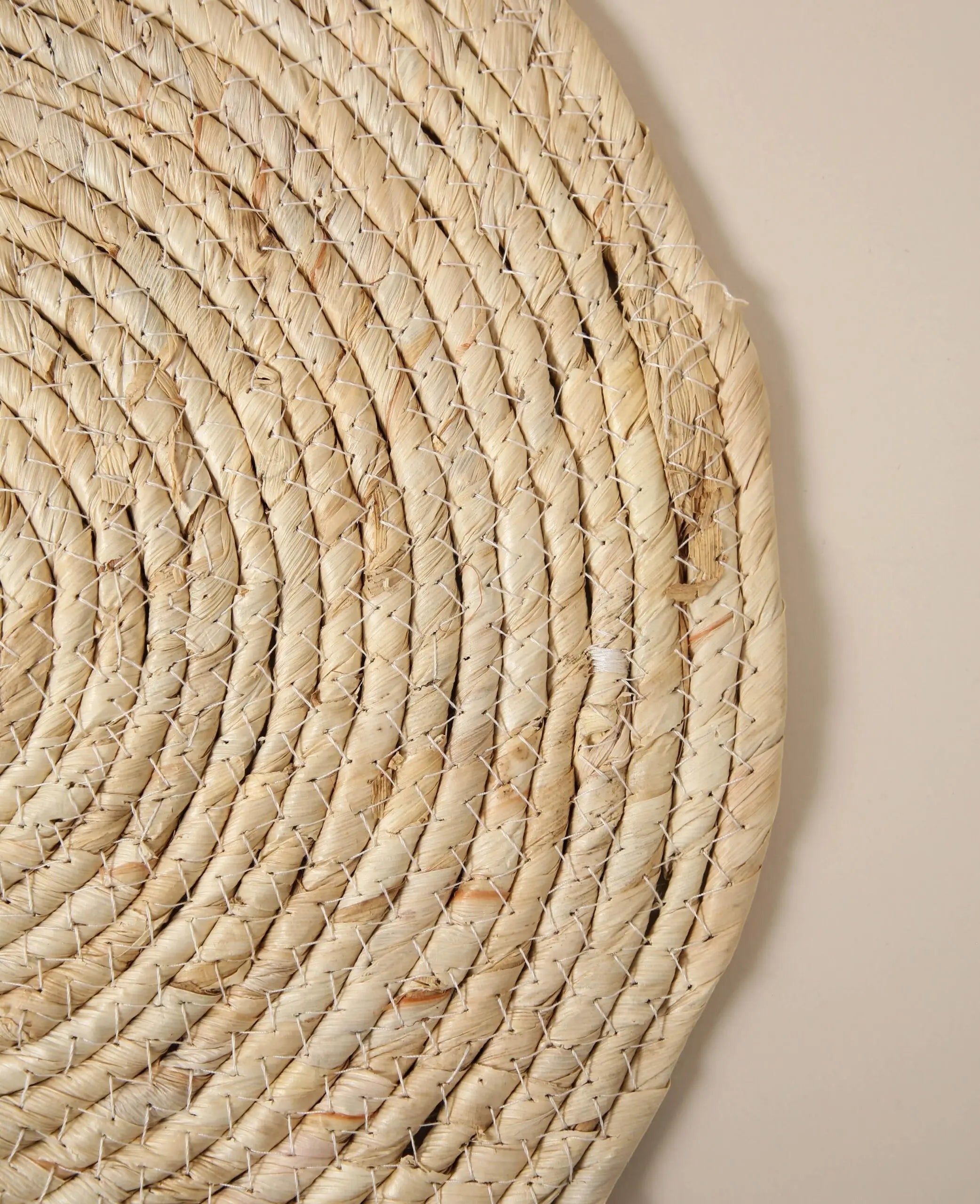 Rundes Tischset aus Rattan, Ø 38 cm