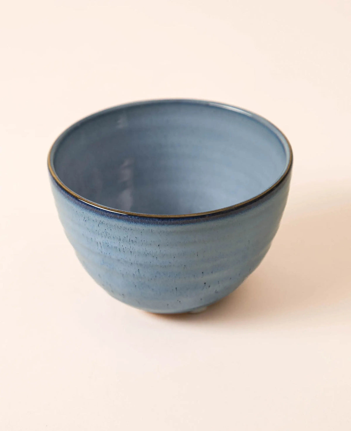 Kleine blaue Keramikschale, Ø 11 cm x H 8 cm, 300 ml