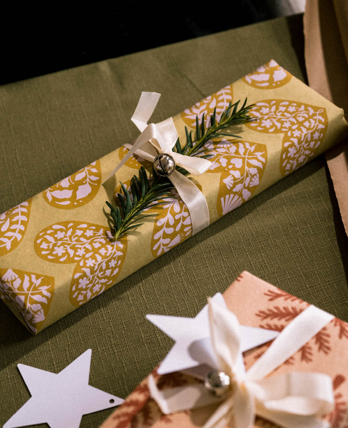 Set de papier cadeau de Noël en 3 pièces, 70 x 50 cm, 3 rouleaux avec motifs assortis