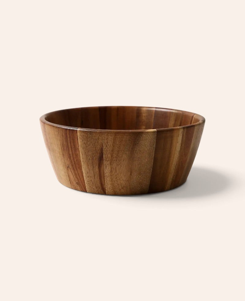 Holzschale / Salatschüssel Akazienholzschale, Ø 30 x H 11.3 cm