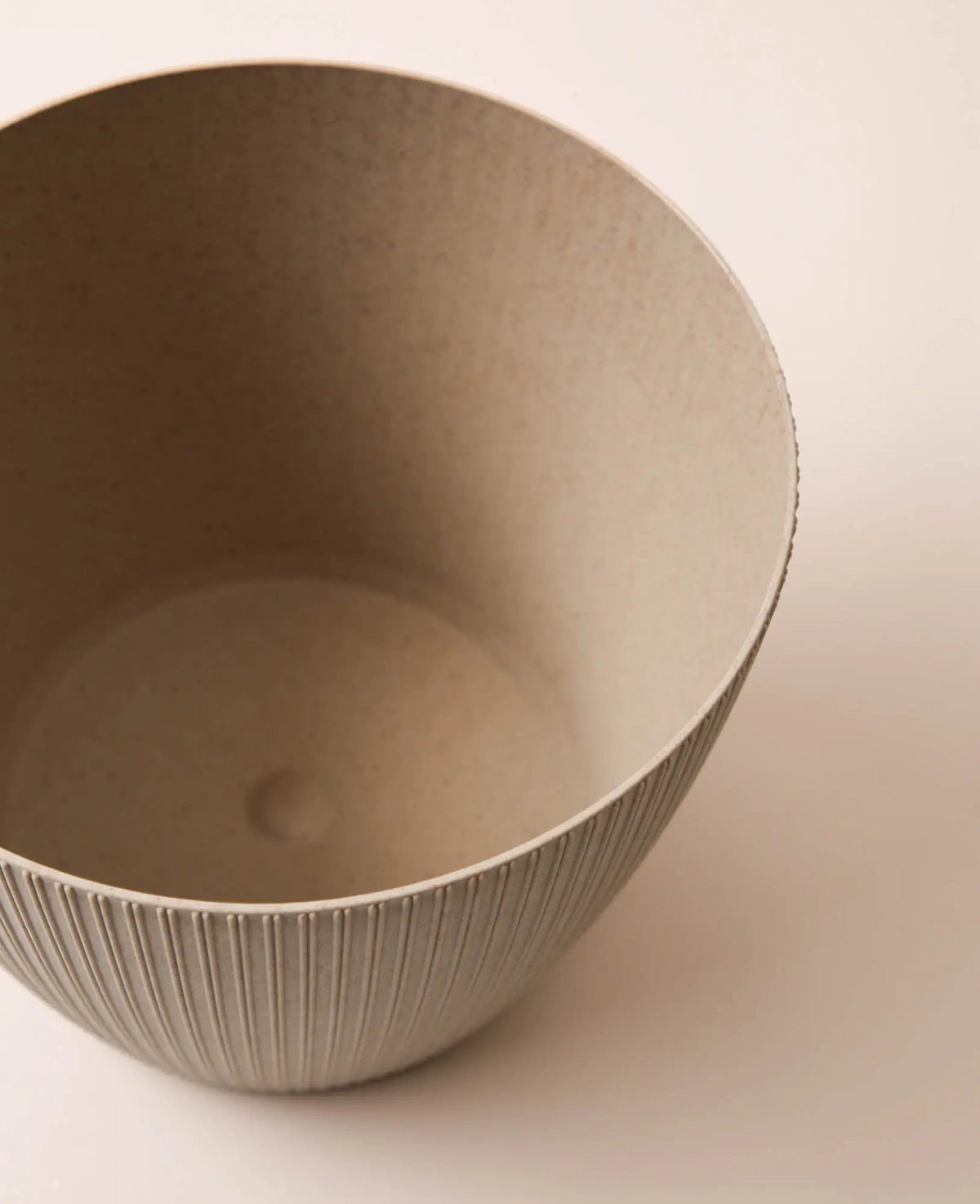 Federleichter Topf aus FSC Mix, H 17.5 cm x Ø 20 cm, Taupe
