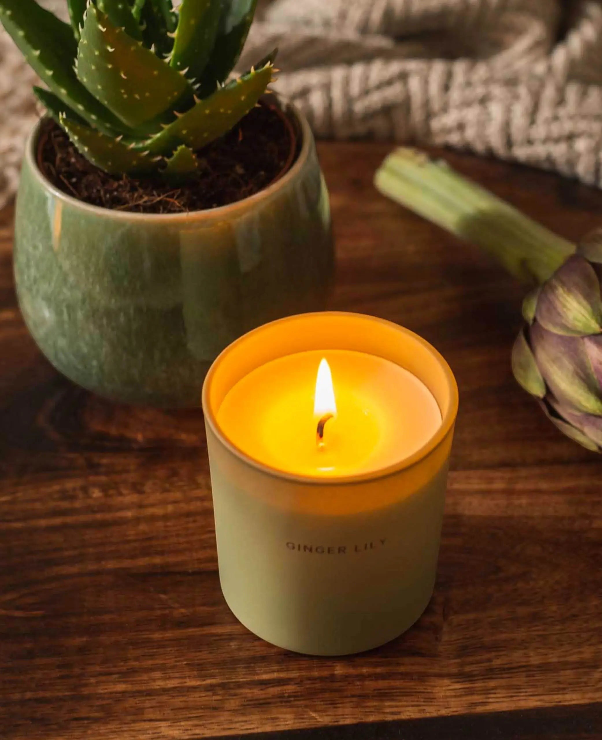 Duftkerze aus Sojawachs, Ginger Lily, 145g