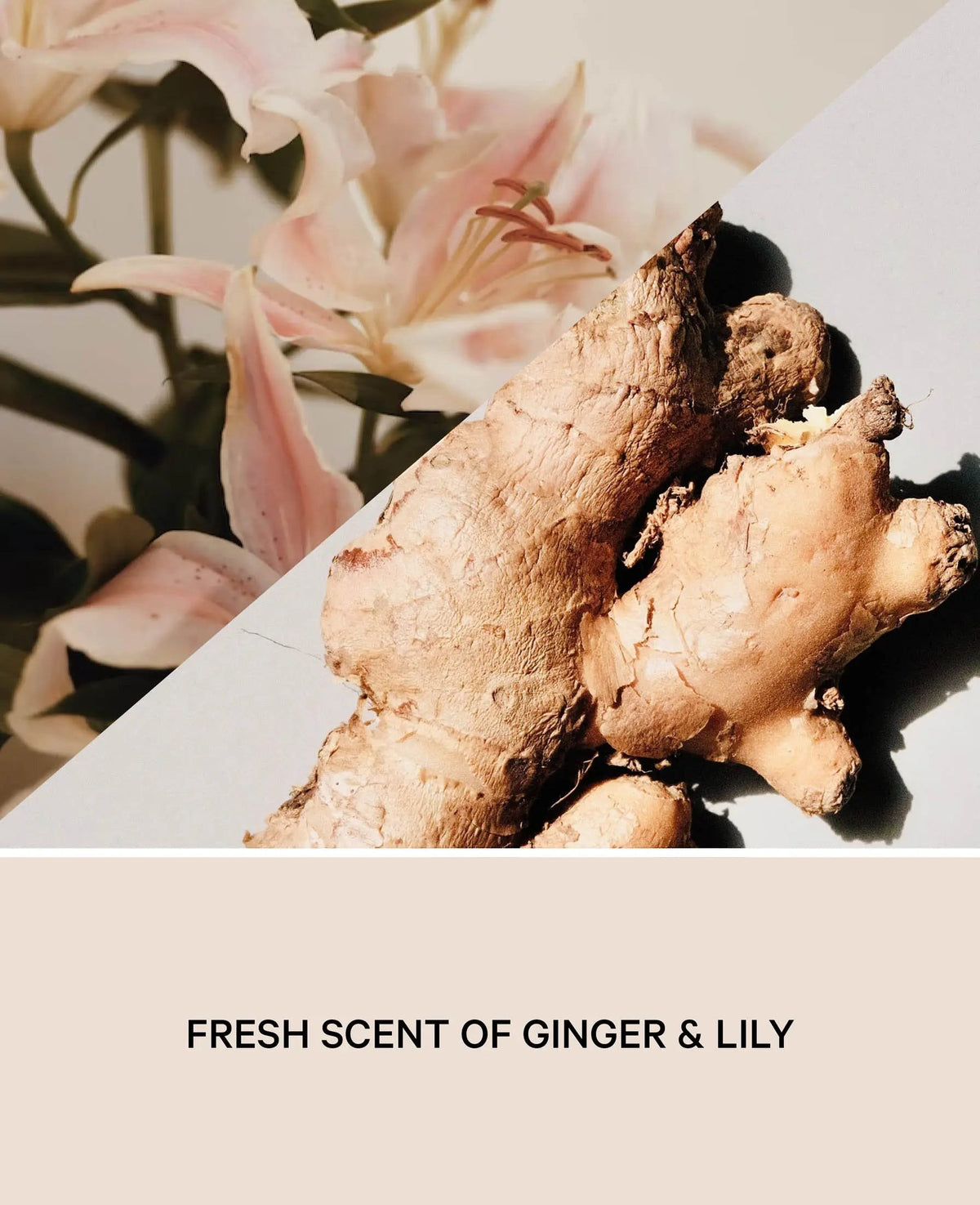 Duftkerze "Ginger Lily" aus Sojawachs, 100% vegan