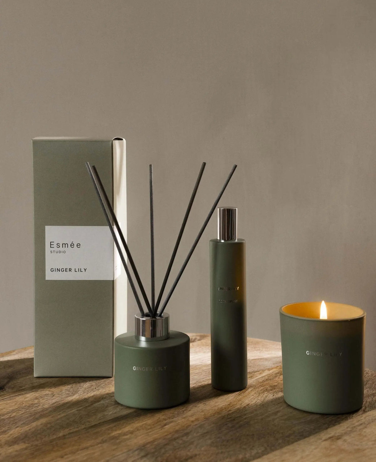 Duftkerze aus Sojawachs, Ginger Lily, 145g