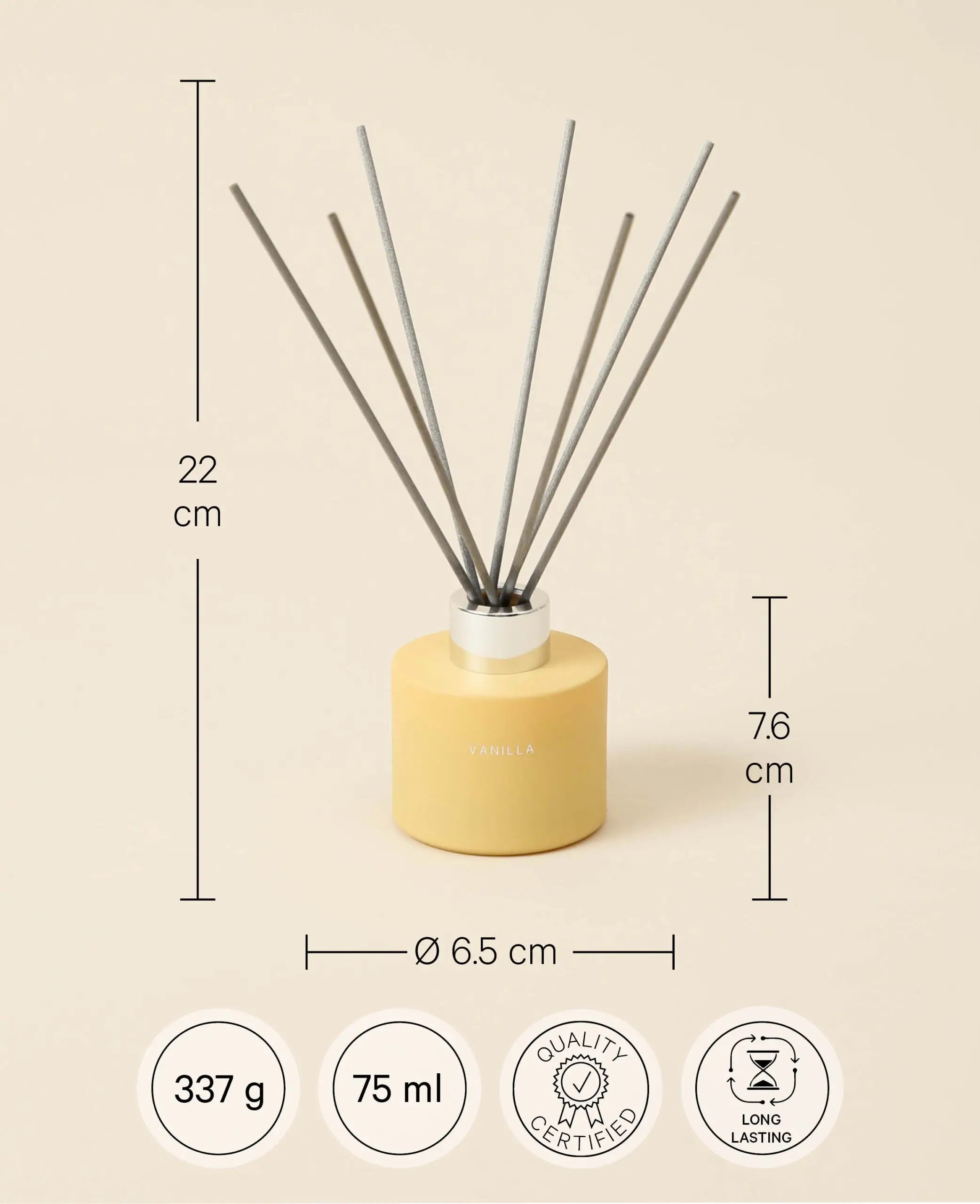 Duft Diffuser, Vanilla, 75ml