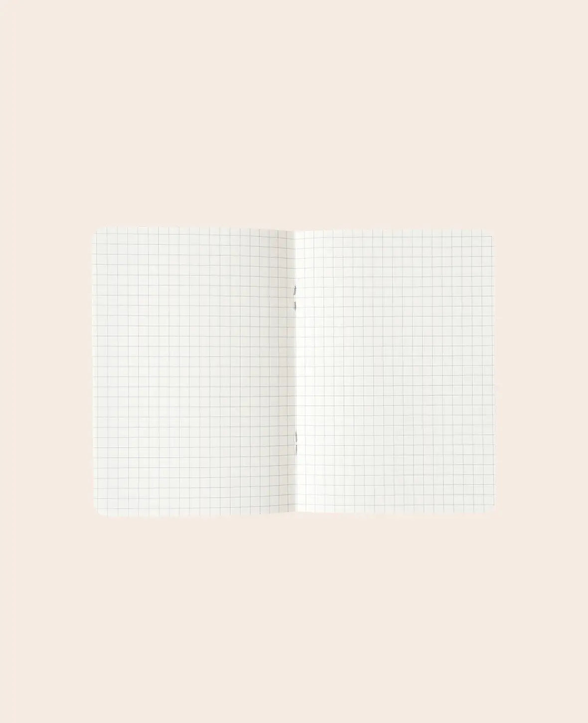 Notebook A6, Notizheft mit karierten Blättern in schickem floral gemusterten Design mit Etikett, Hellblau, 80 g, 105 x 145 mm, 60 Blatt