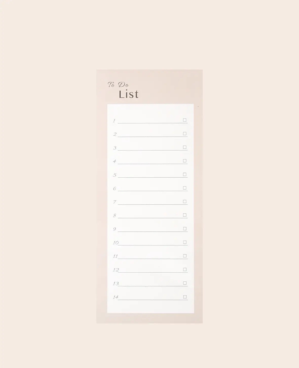 To Do Liste Rosa, Notizblock mit nummerierter Aufgabenliste und Extrafeld zum Abhaken, Blätter können herausgelöst werden 10 x 21 cm, 80 Blätter