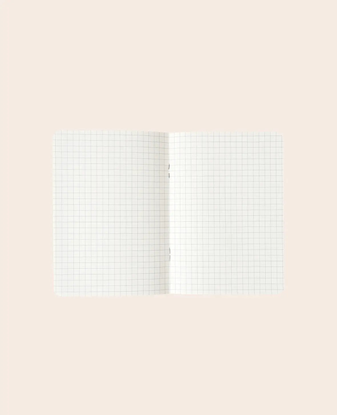 Notebook A6, Notizheft mit karierten Blättern in schickem floral gemusterten Design mit Etikett, Mint Grün, 80 g, 105 x 145 mm, 60 Blatt