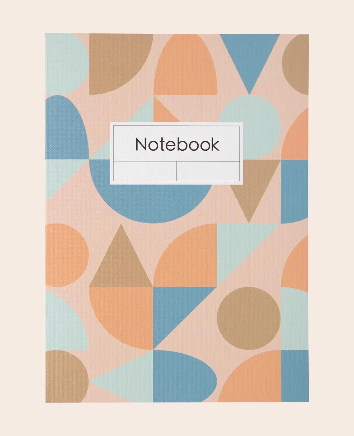 Notebook, A5, Notizheft mit karierten Blättern in grafischen Design, rosa, 80 g, 148 x 210 mm, 80 Blatt