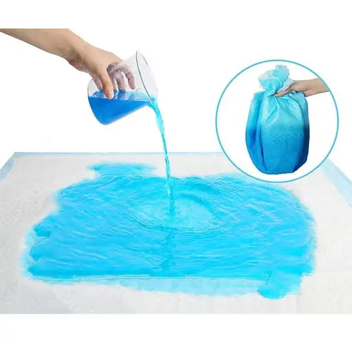 (40er Set) 60x60 Absorbierende Welpen Hygiene Matte – Blau