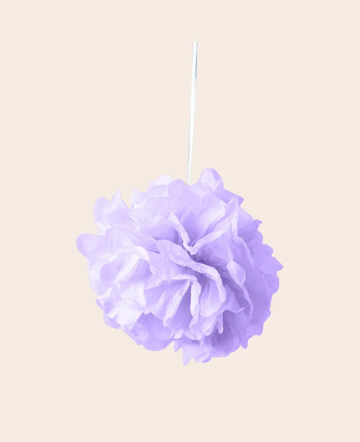 Pompom-Set zum Aufhängen, Lavendelfarben, 3 Stk.