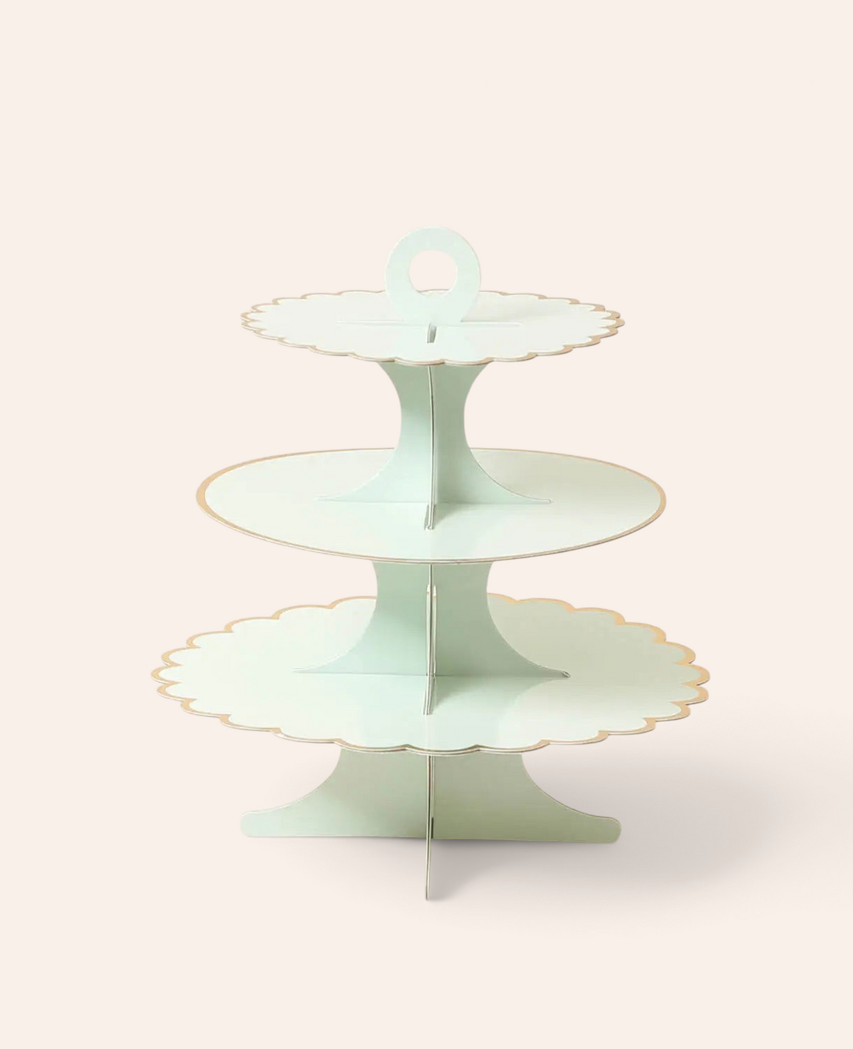 Karton Etagere mint, ø 30 x 30 cm, 1 Stk.