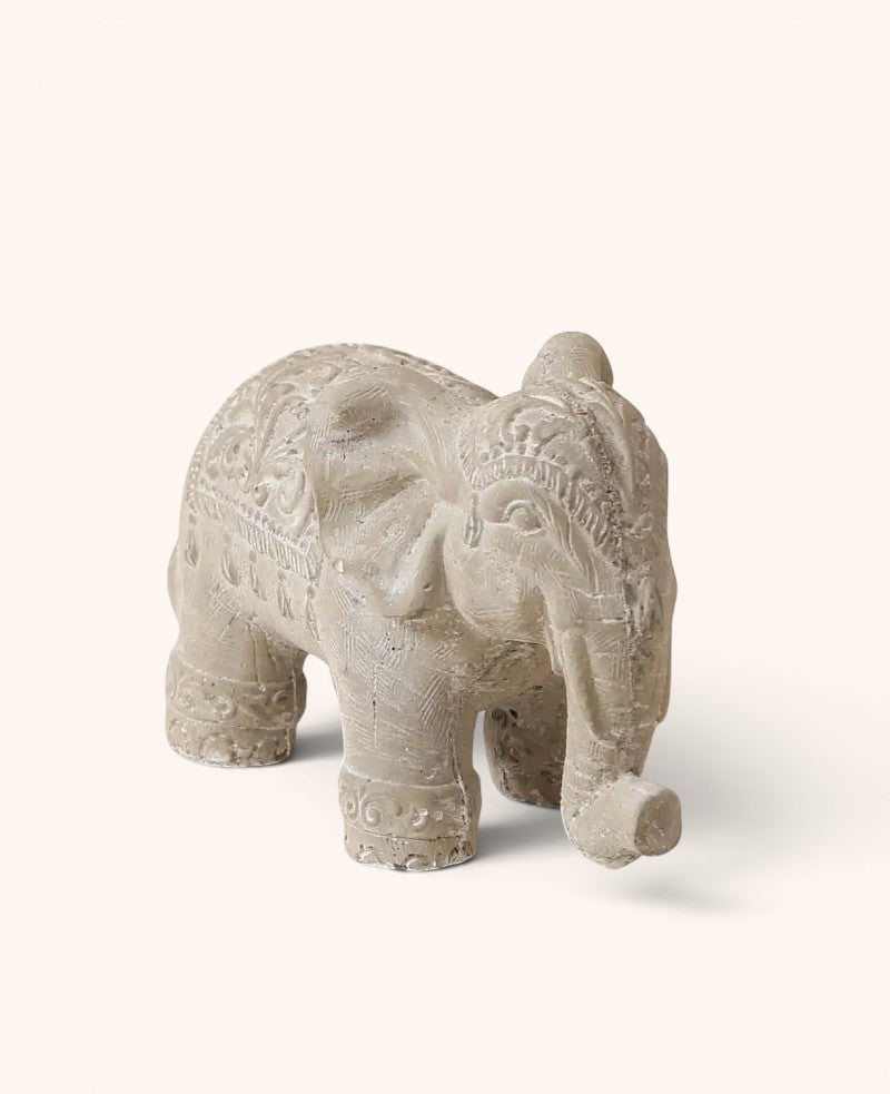 Elefant aus Beton, 20 x 9.5 x 12.5 cm