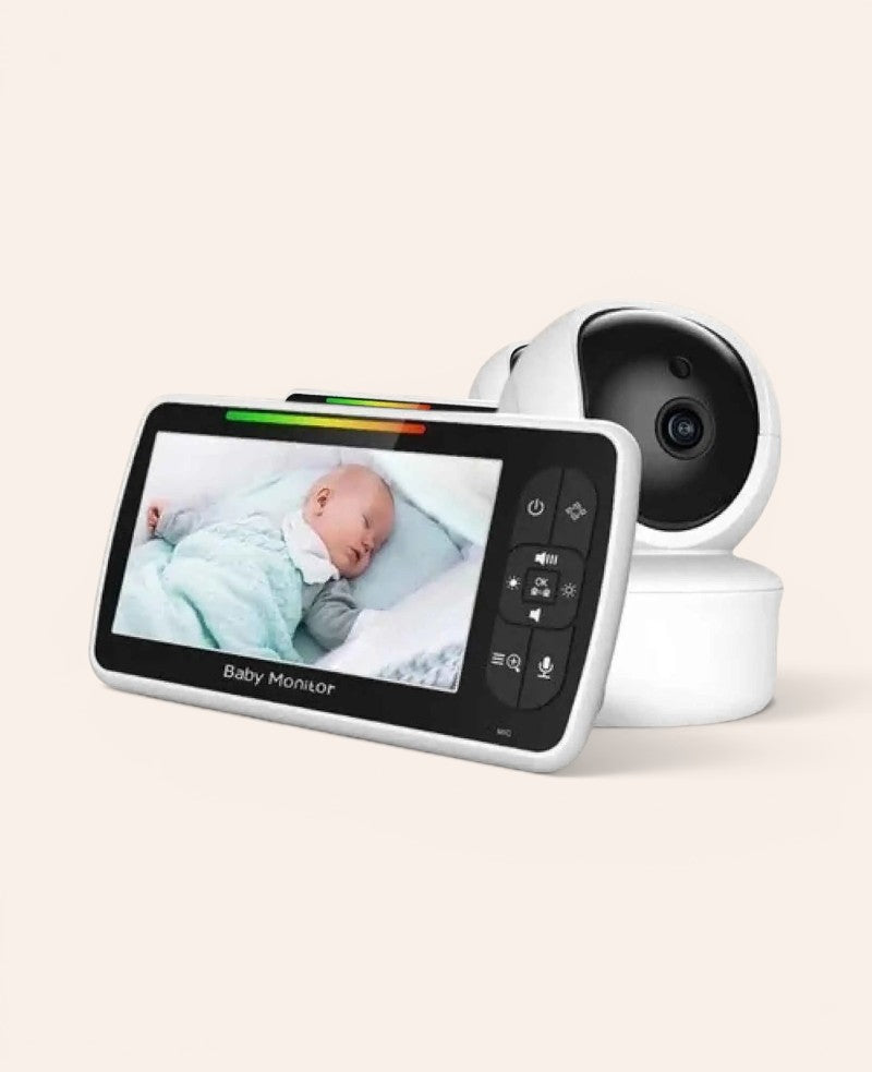 2in1 Babyphone Kamera mit 5'' LCD Monitor & Temperaturüberwachung