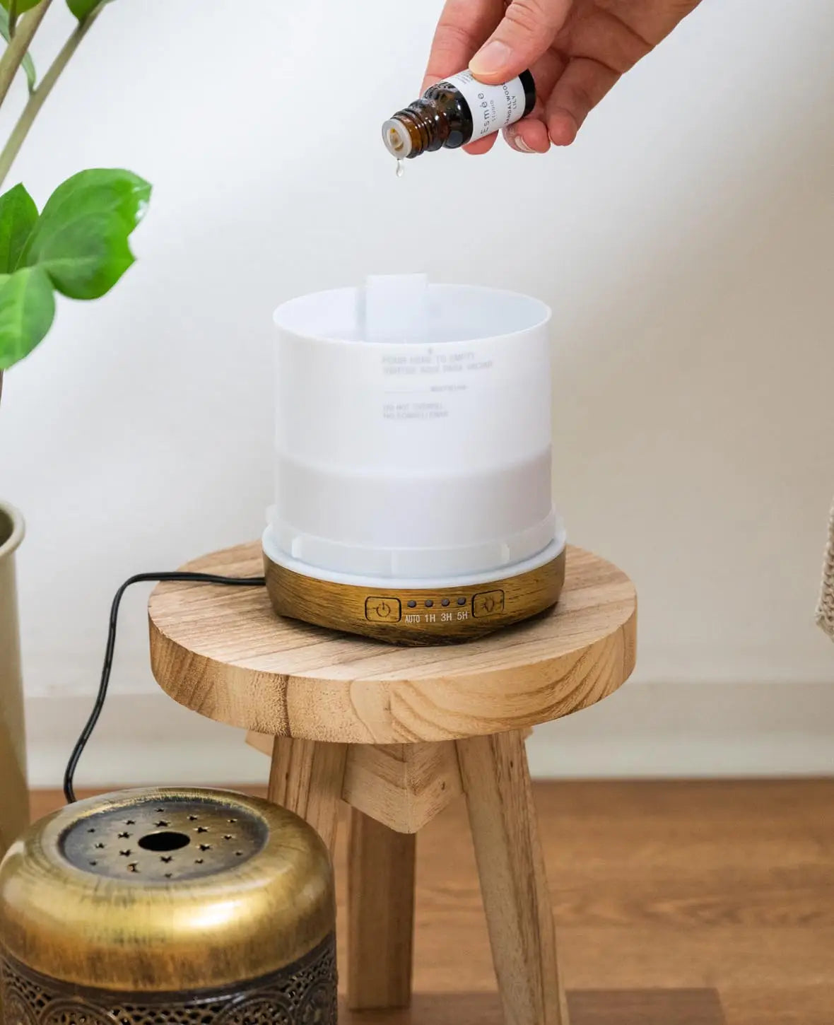 Orientalischer Luftbefeuchter Aroma Öl Diffuser mit LED Beleuchtung, 200ml