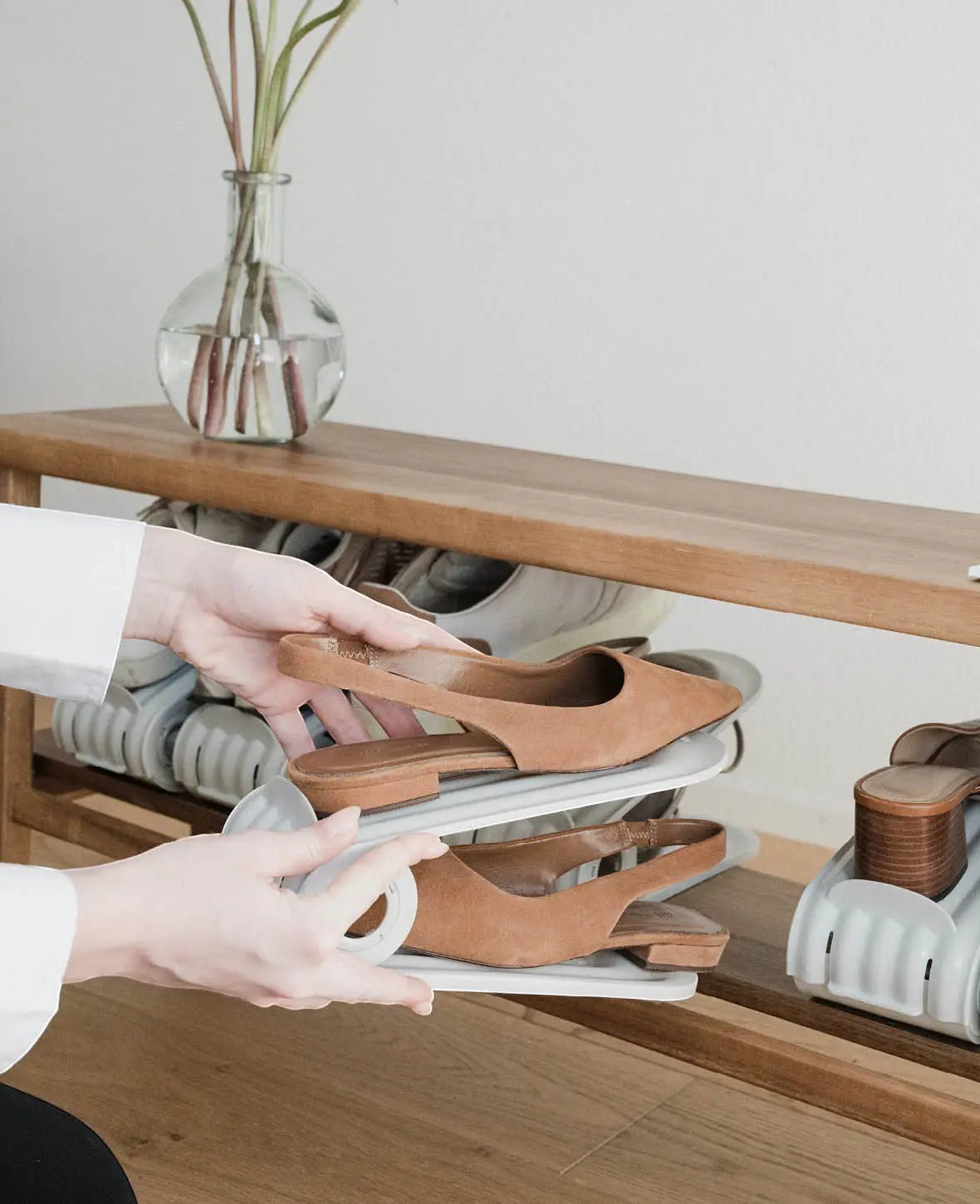 Platzsparende Schuh Organizer, 8 Stück