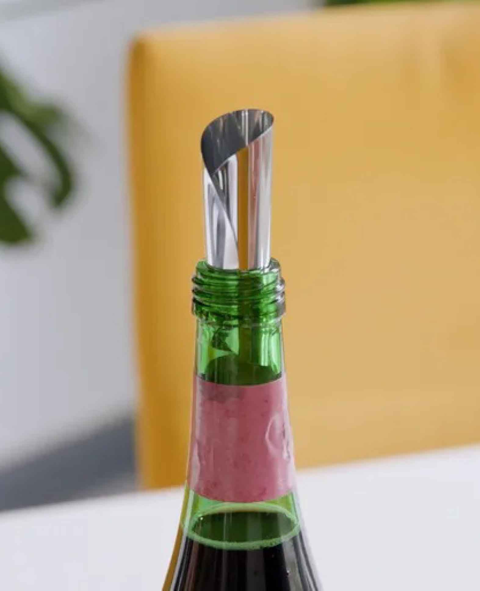 Aluminium Drop Stop Wein Ausgiesser - Silber, Ø75mm, 50 Stk.