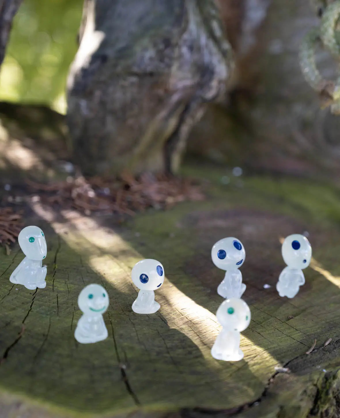 Fluoreszierende Alien Figuren Leuchtende Garten Deko, Grün, 10 Stk.