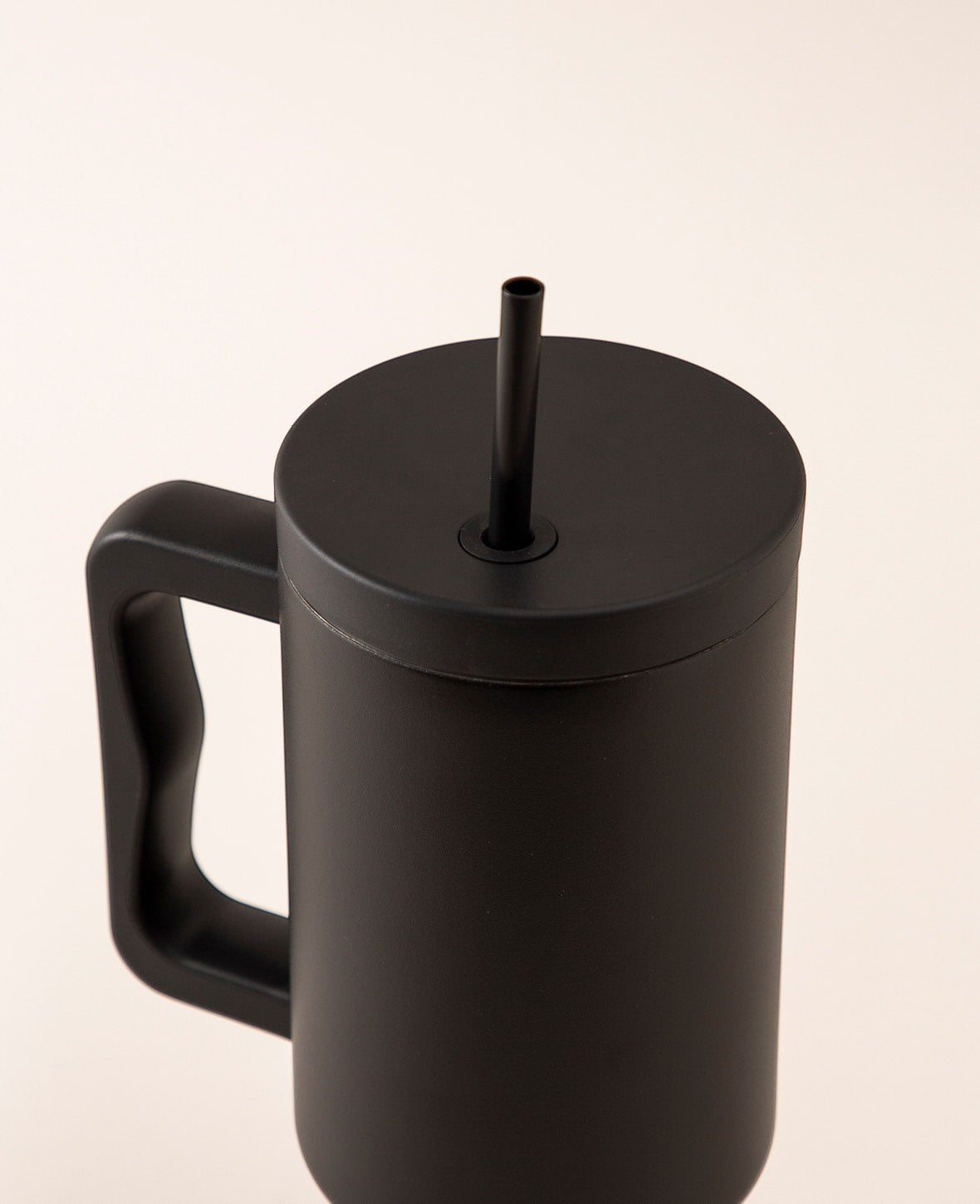 Edelstahl Thermo Becher 1L – Doppelwandig mit Deckel & Strohhalm
