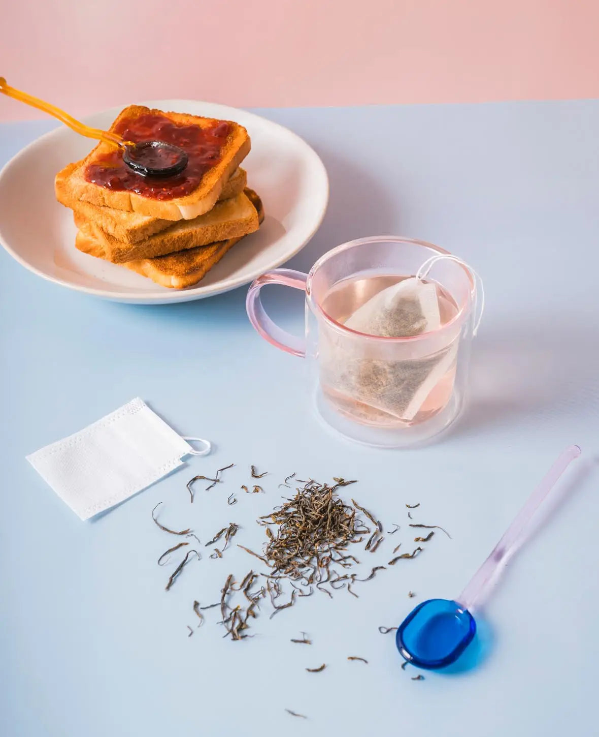 100 Stück Teebeutel zum Selbstbefüllen, für losen Tee, mit Kordelzug