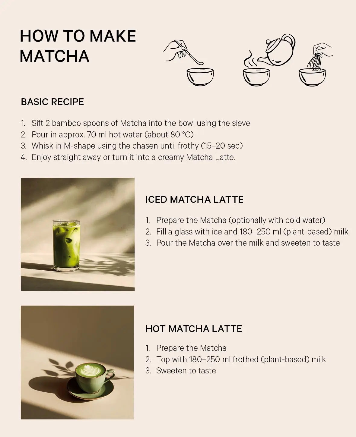 Keramik Matcha Tee Kit Japanisches Teezeremonie Zubehör - Grün, 4-tlg. Set