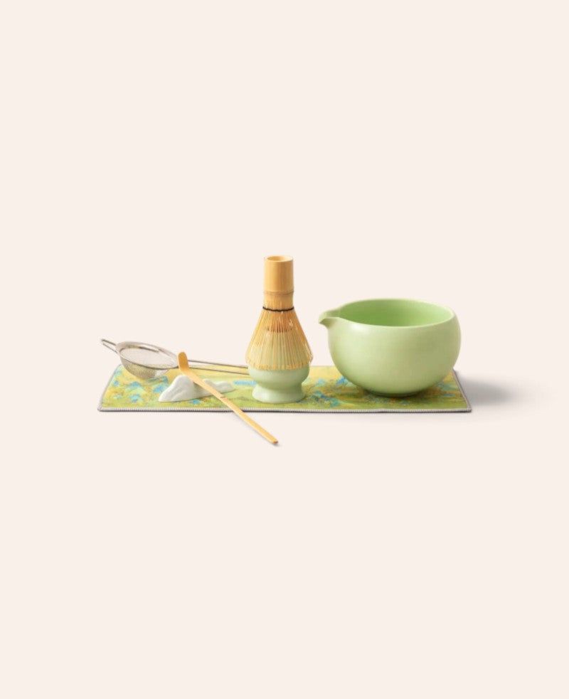 Keramik Matcha Tee Kit - Mint, 7-tlg. Set