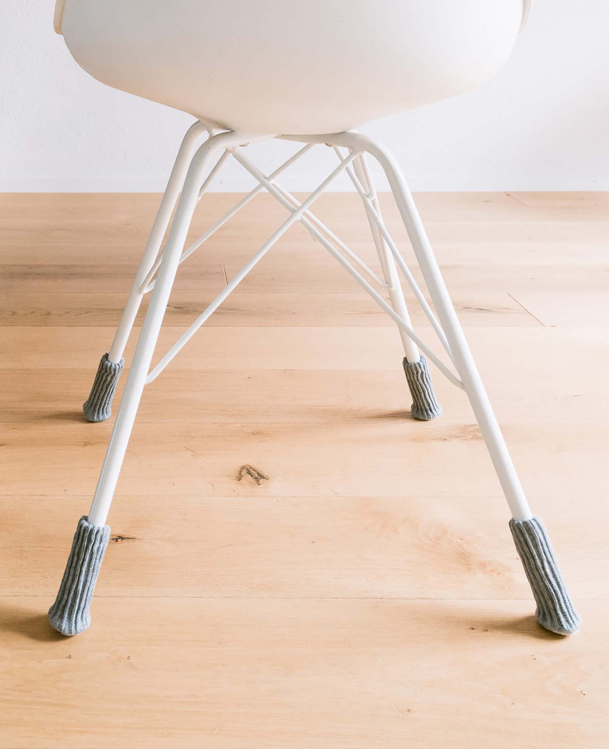 (16er Set) Stuhlbein Stoff Stulpen - Grau