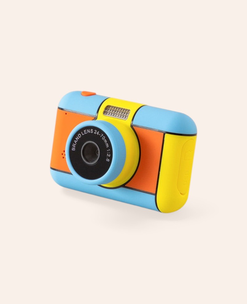 16MP Mini Dual Kinder Kamera Fotoapparat mit 2.4" HD Display + Micro SD Slot
