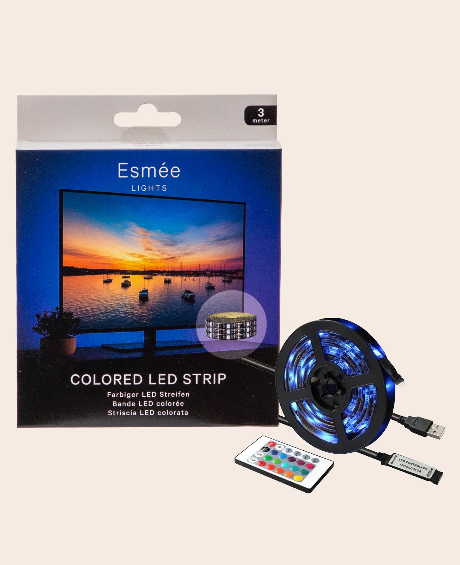 LED Licht Streifen Leiste, 3m
