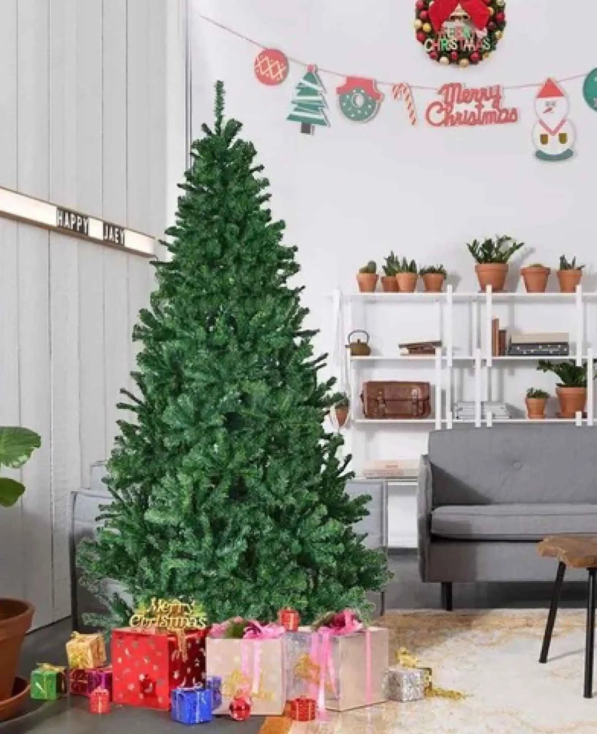 Christbaum Künstlicher Weihnachtsbaum Deko Tannenbaum, Grün, 180cm