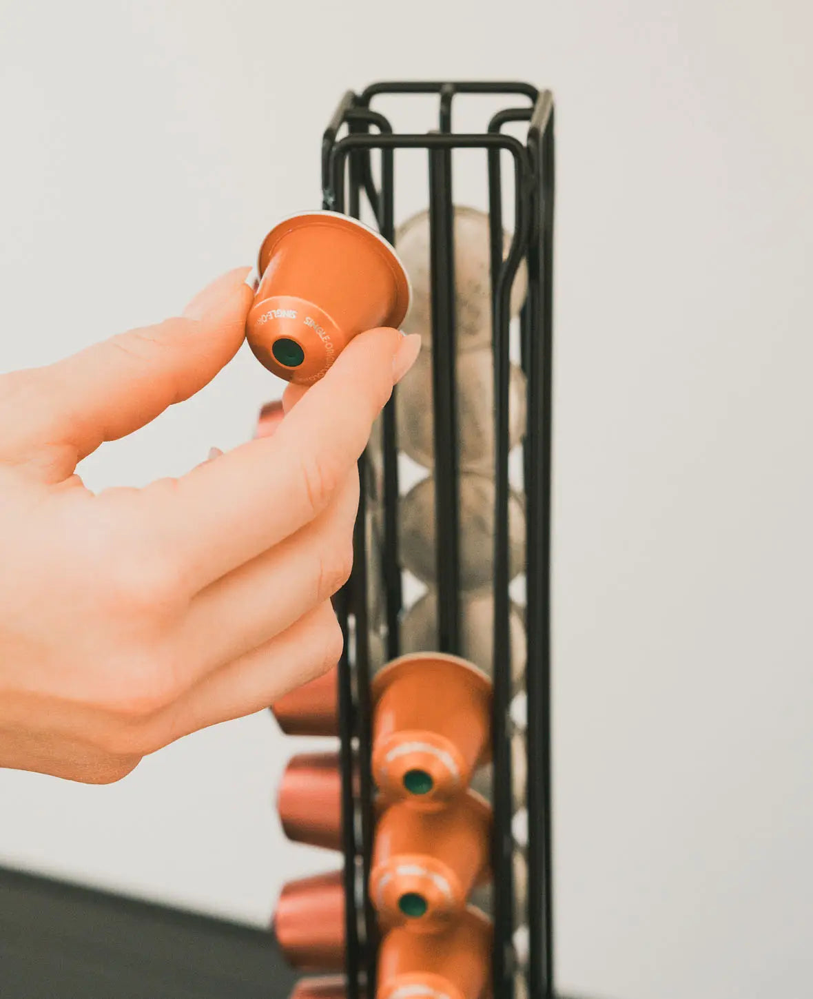Nespresso Kaffeekapsel Halterung für 40 Kapseln - Schwarz