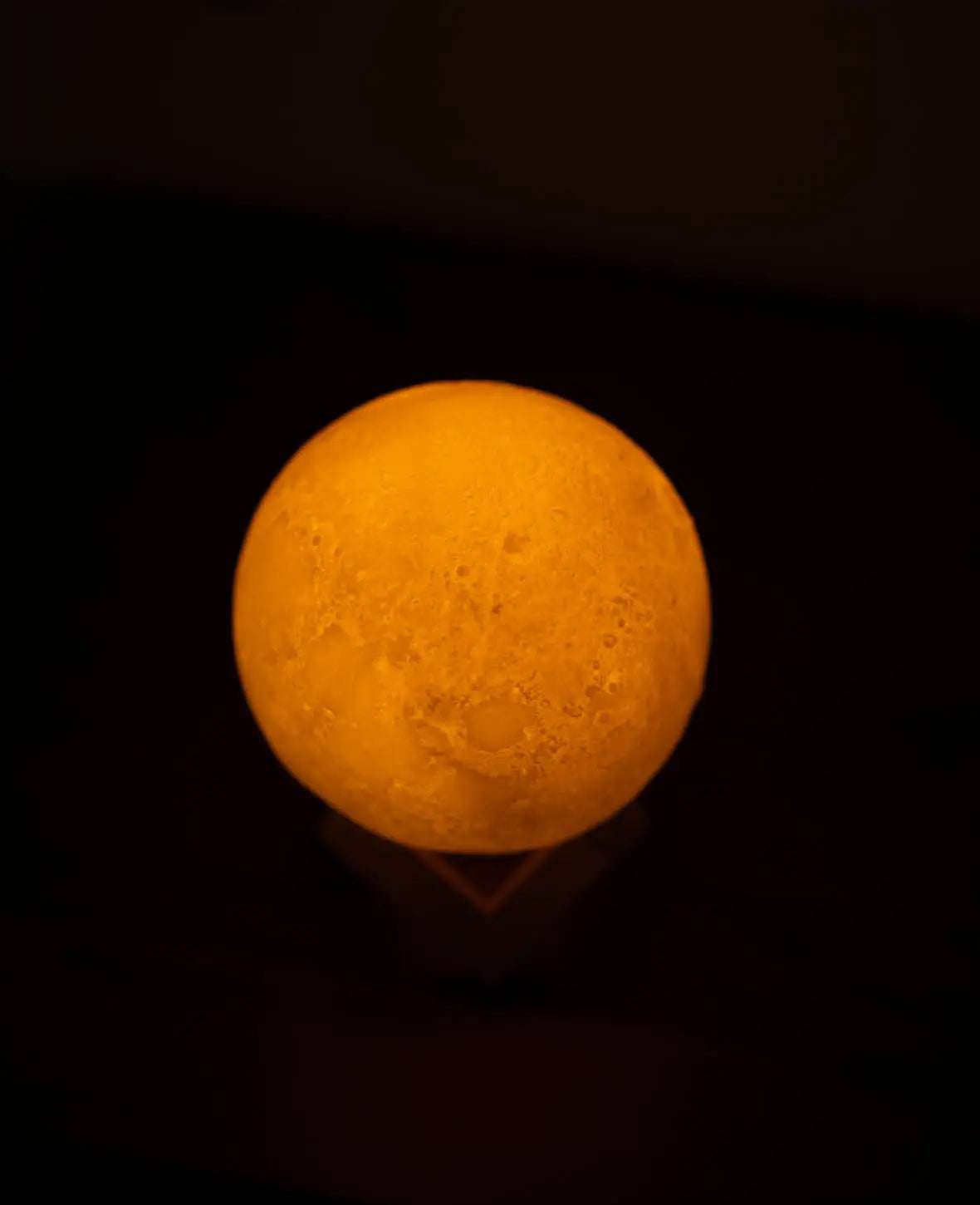 Mond Lampe, Kabellos und aufladbar, mit Touch Control