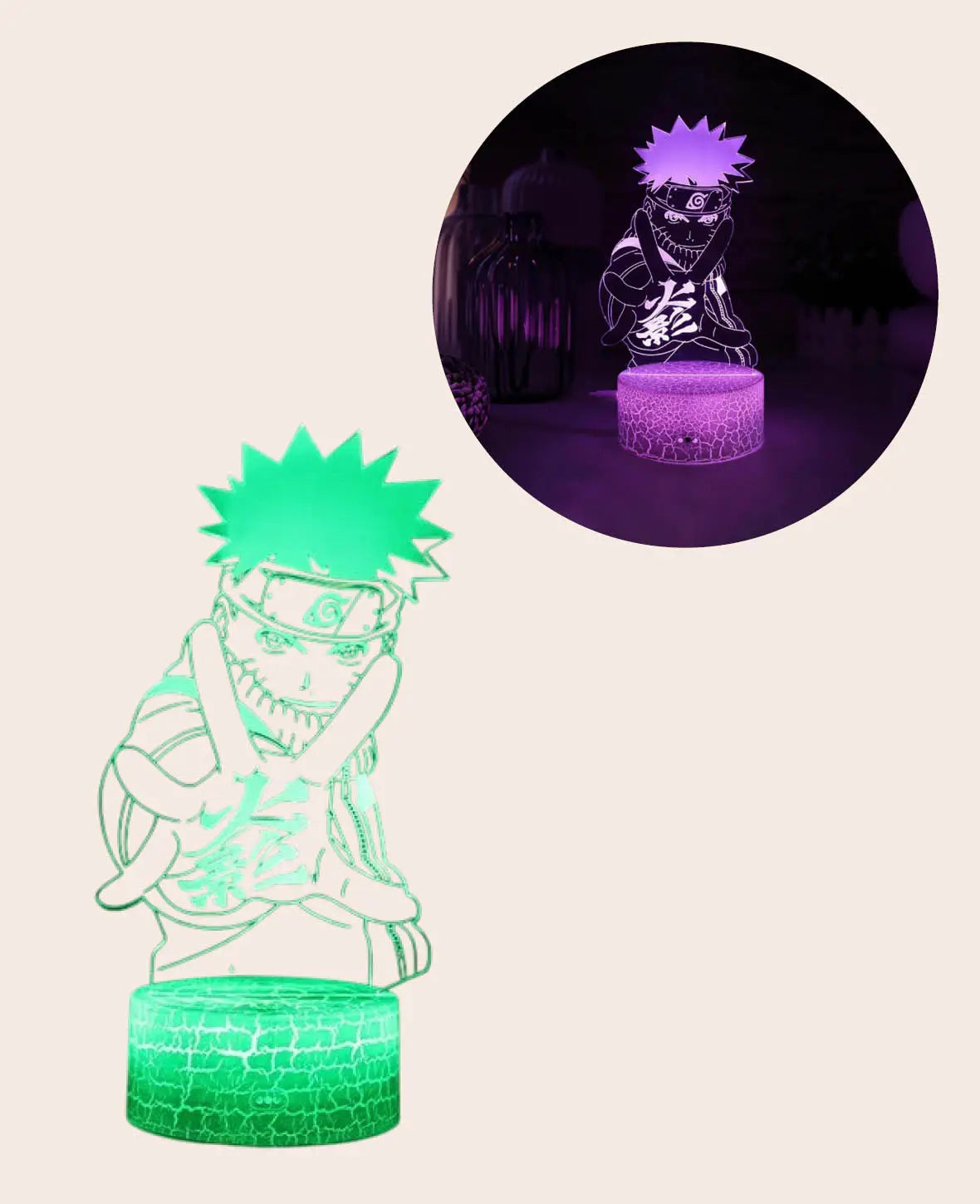 3D Anime LED Lampe / Nachtlicht – Shinobi
