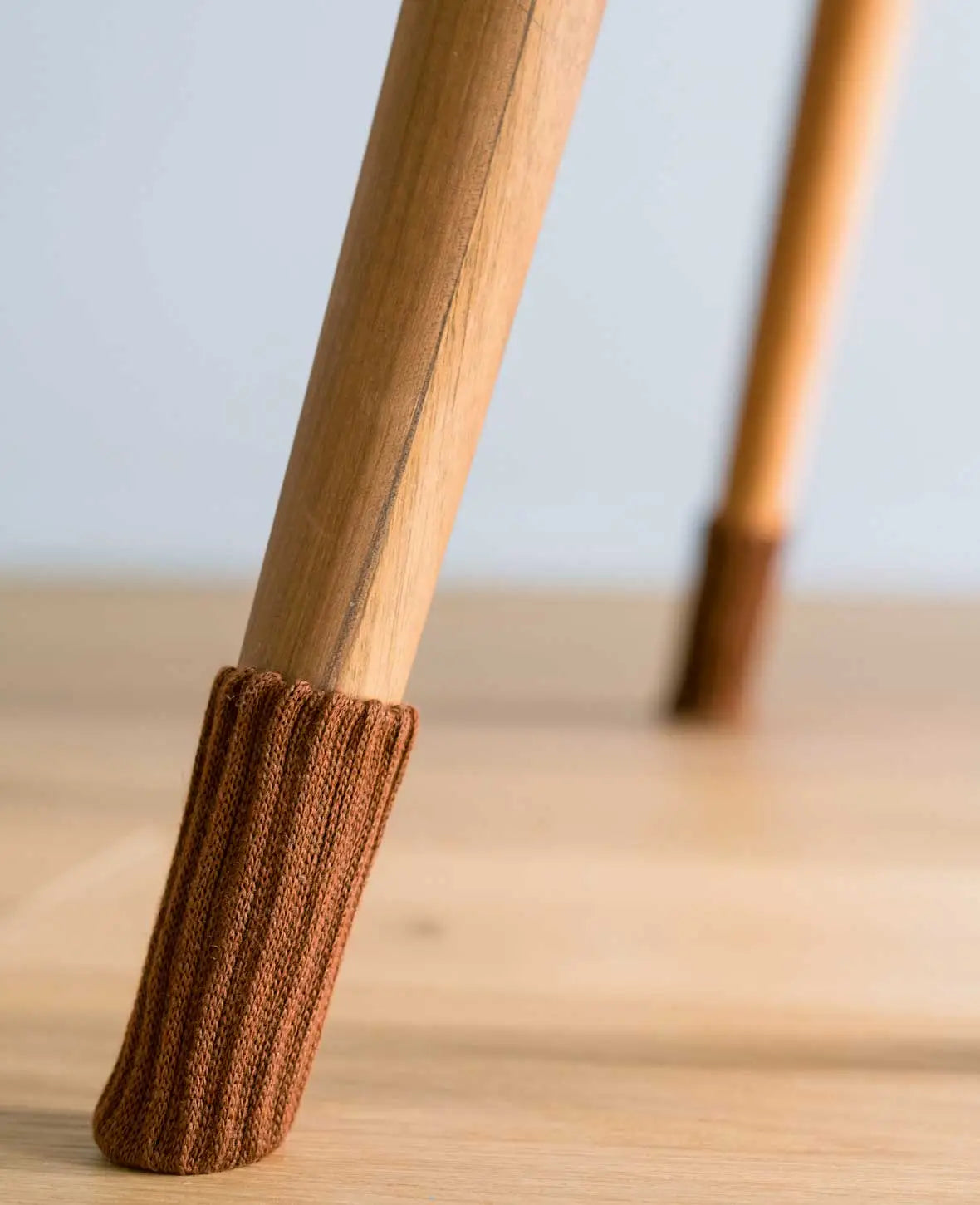 (4er) Stoff Stuhlbein Stulpen Schutz – Braun