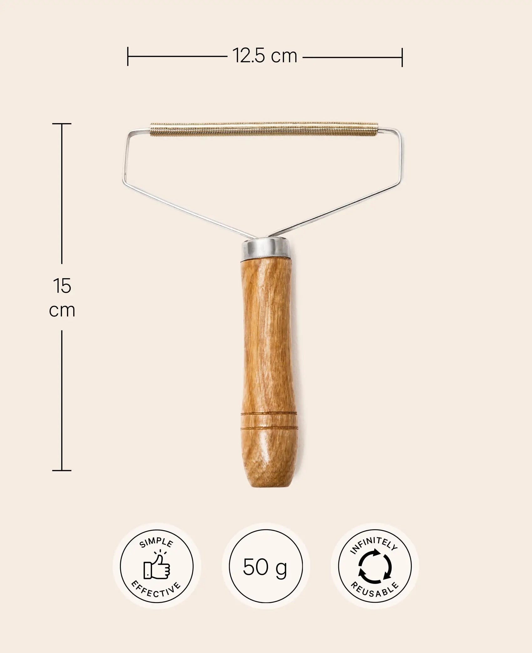 Fusselrasierer / Tierhaarentferner / Flusenkamm für Kleidungsstücke, Möbel, Teppiche und Decken