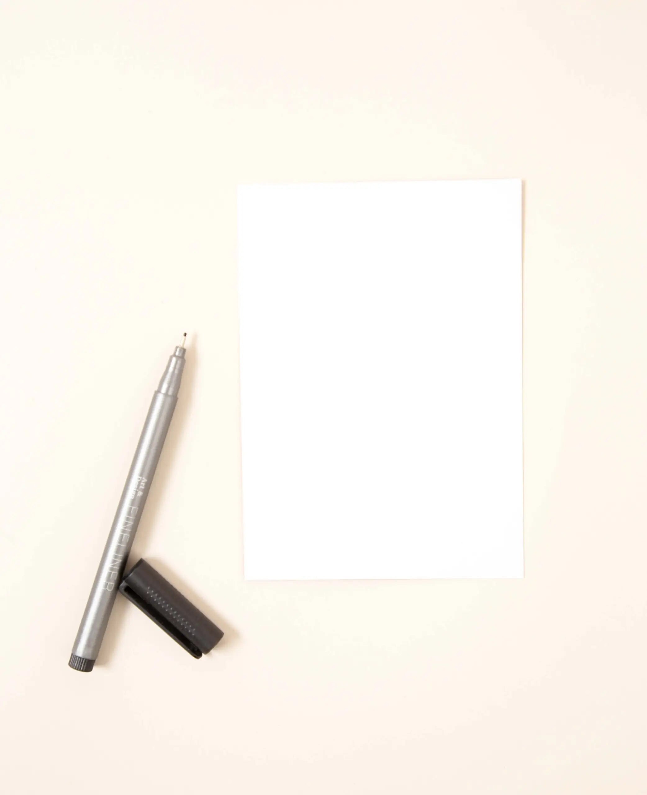 Grusskarte / Postkarte Hochformat "So proud of you", 10.5 x 14.8 cm, mit altrosa Print und weisser Rückseite