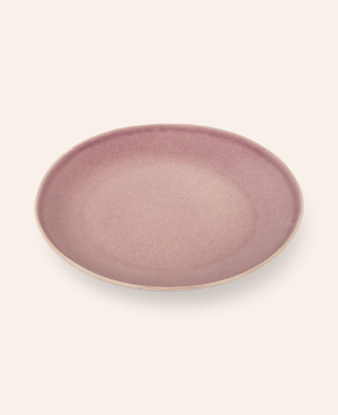 Esmée Essteller aus violettem Steingut mit handgefertigter Glasur, 26,5 cm Durchmesser für stilvolle Mahlzeiten.