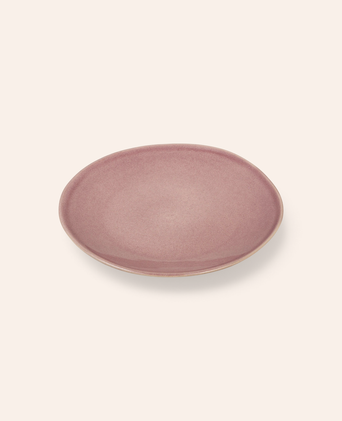 Esmée Frühstücksteller aus violettem Steingut mit handgefertigter Glasur, 20,5 cm Durchmesser