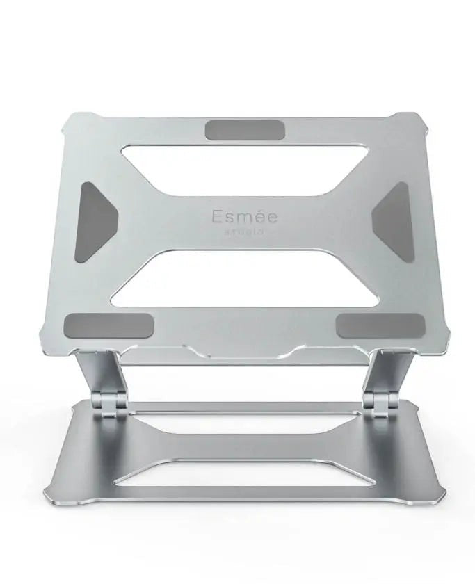 Verstellbarer Laptopstand, silberner Laptophalter für's Homeoffice