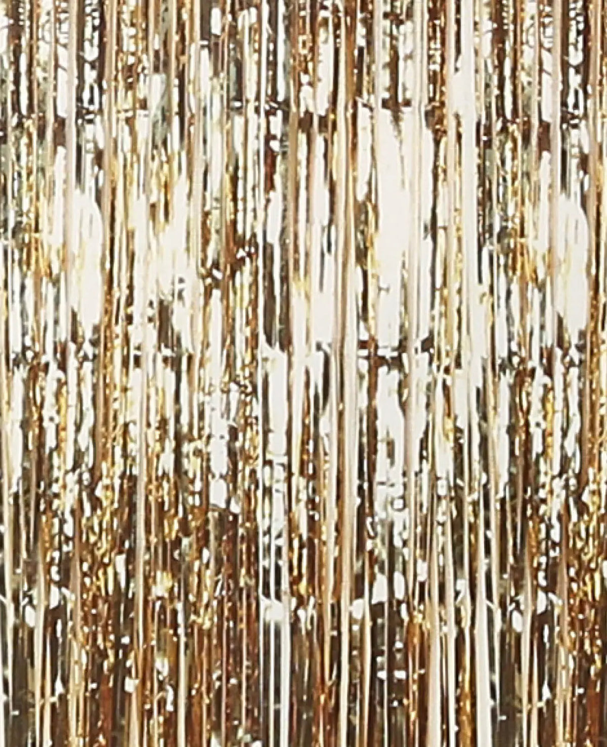 Lametta Vorhang, Gold, 0.9 x 2.4 m